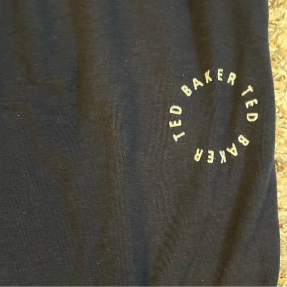 Ted Baker Navy Blue Sweatpants with Red Drawstring - Picture 7 of 10